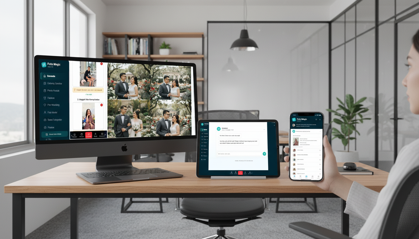 Ilustrasi AI Foto Magic